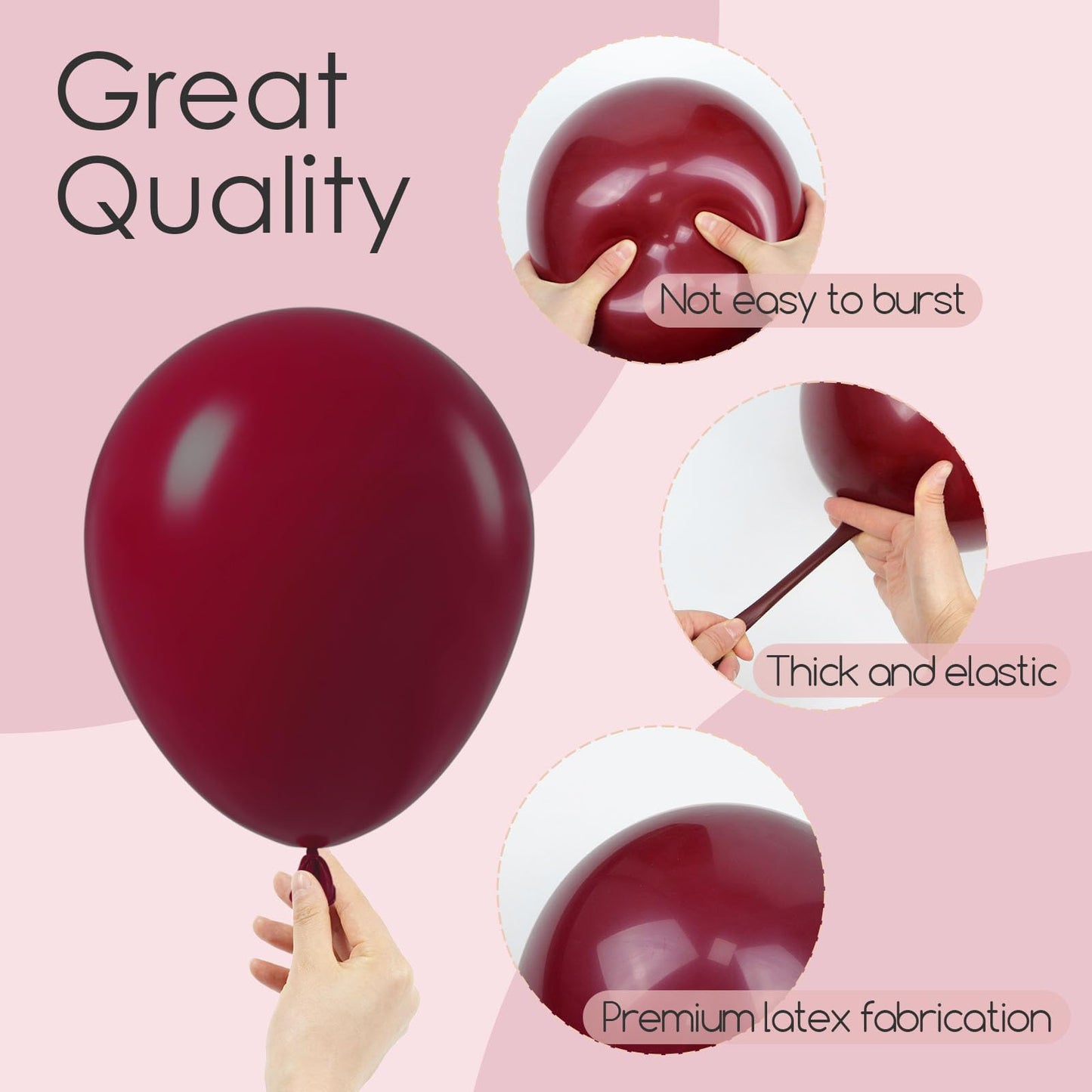 120pcs Hot Pink Balloon Arch Kit, 18 12 10 5 inch Hot Pink Latex Balloons Different Sizes Hot Pink Balloon Garland for Engagement Bridal Bachelorette Tropical Birthday Party Decorations