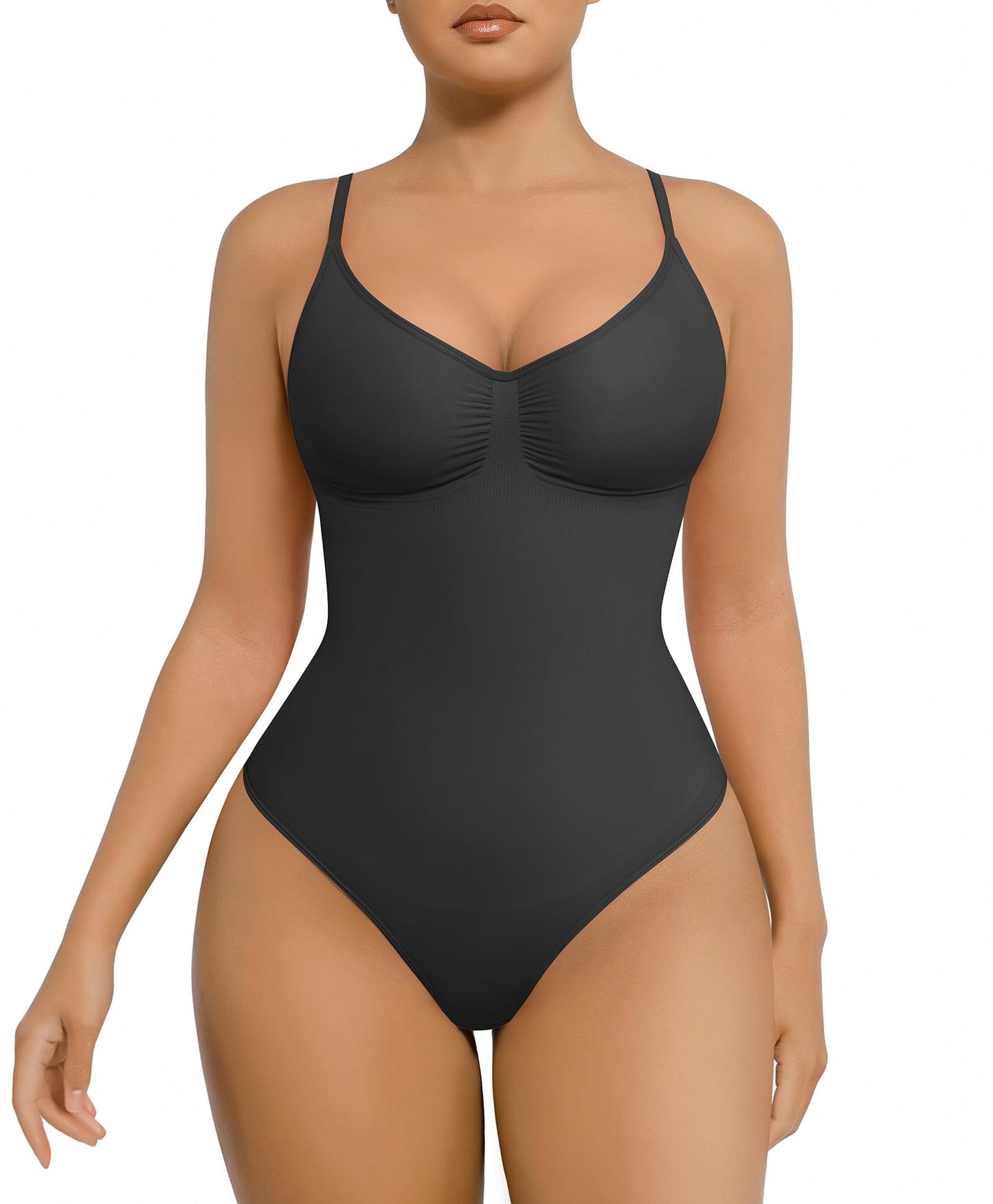 Shapewear Tummy Control Bodysuits for Women Seamless Body Sculpting Shaper Thong Body Shaper XS-S
