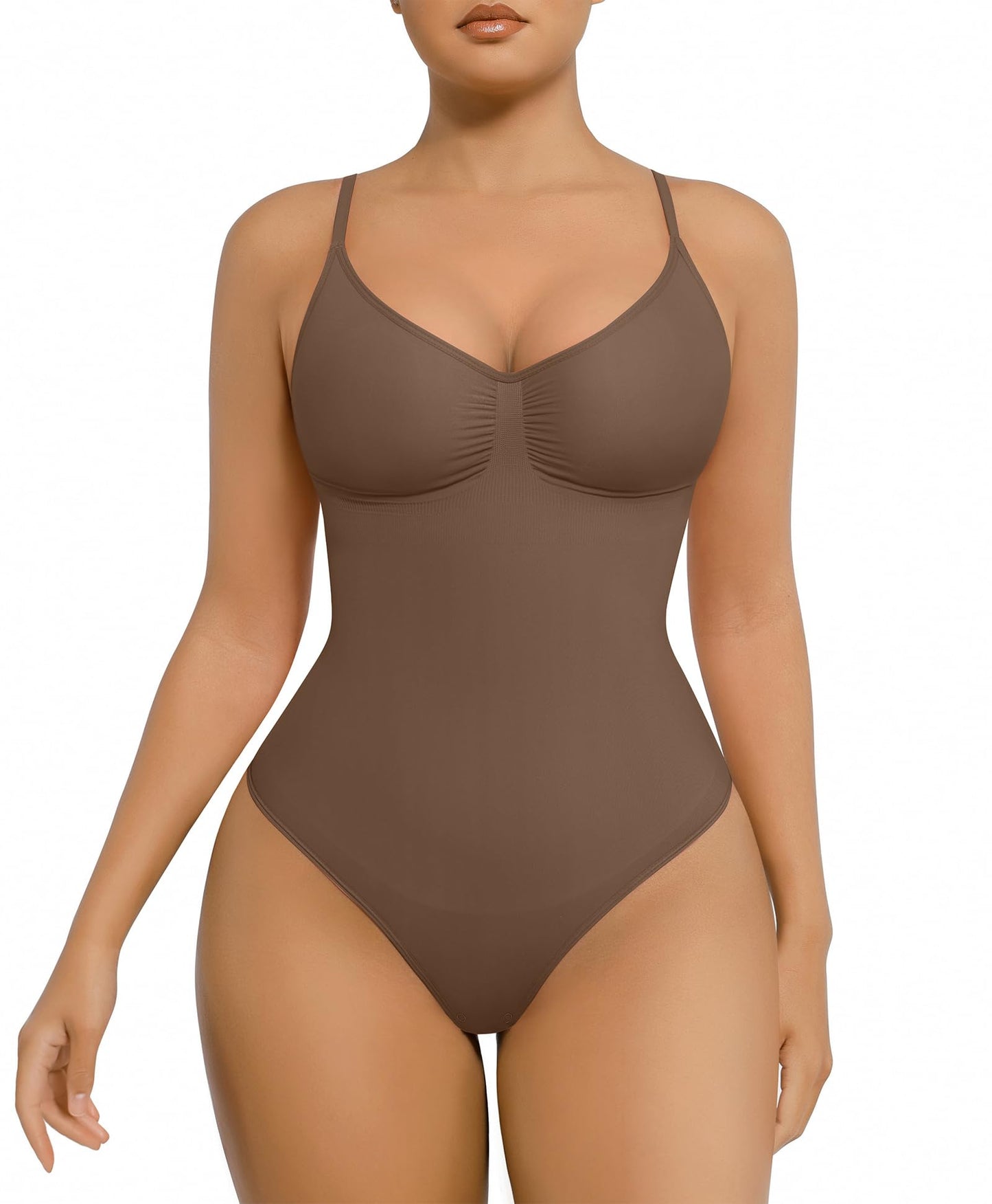 Shapewear Tummy Control Bodysuits for Women Seamless Body Sculpting Shaper Thong Body Shaper XS-S