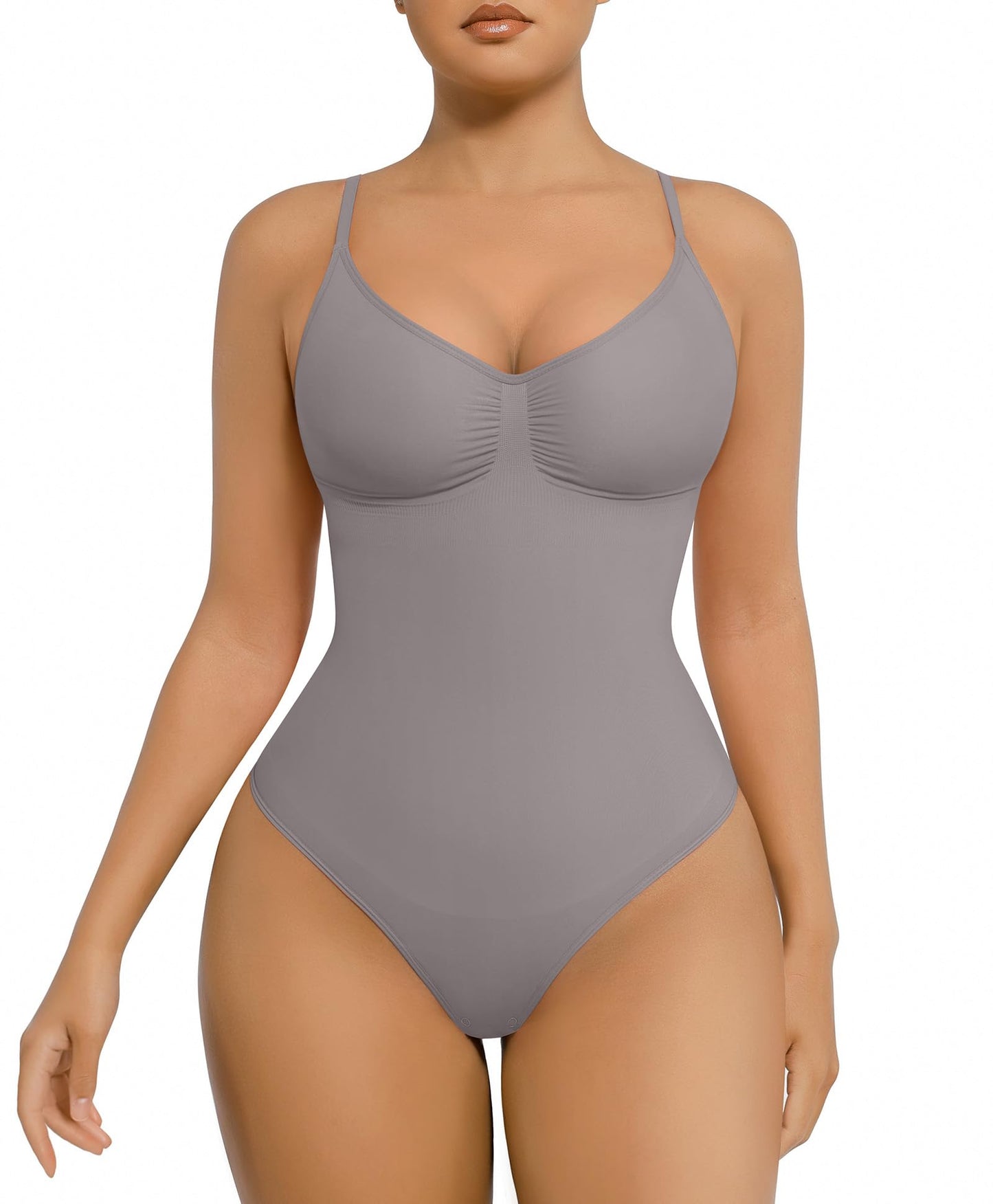 Shapewear Tummy Control Bodysuits for Women Seamless Body Sculpting Shaper Thong Body Shaper XS-S
