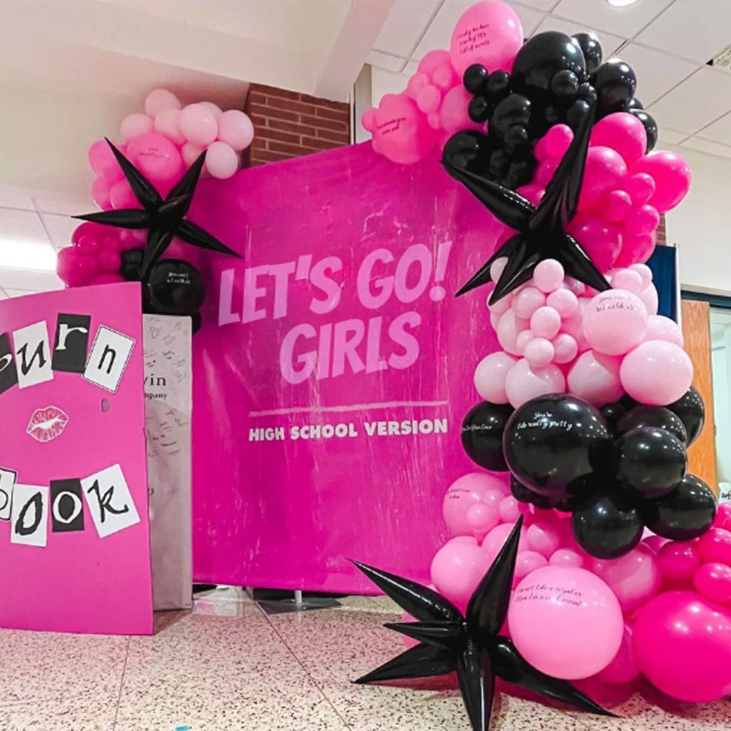 120pcs Hot Pink Balloon Arch Kit, 18 12 10 5 inch Hot Pink Latex Balloons Different Sizes Hot Pink Balloon Garland for Engagement Bridal Bachelorette Tropical Birthday Party Decorations