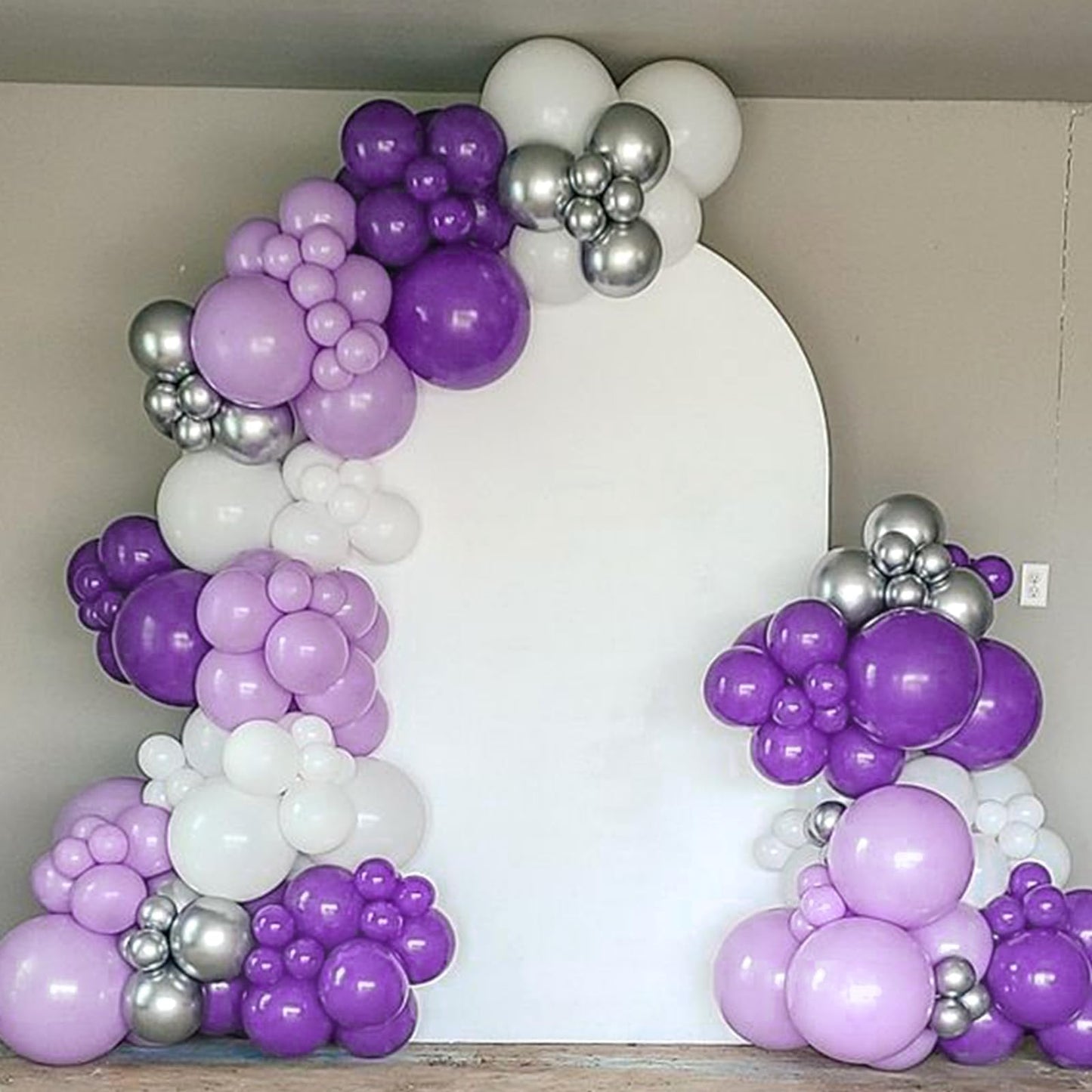 120pcs Hot Pink Balloon Arch Kit, 18 12 10 5 inch Hot Pink Latex Balloons Different Sizes Hot Pink Balloon Garland for Engagement Bridal Bachelorette Tropical Birthday Party Decorations