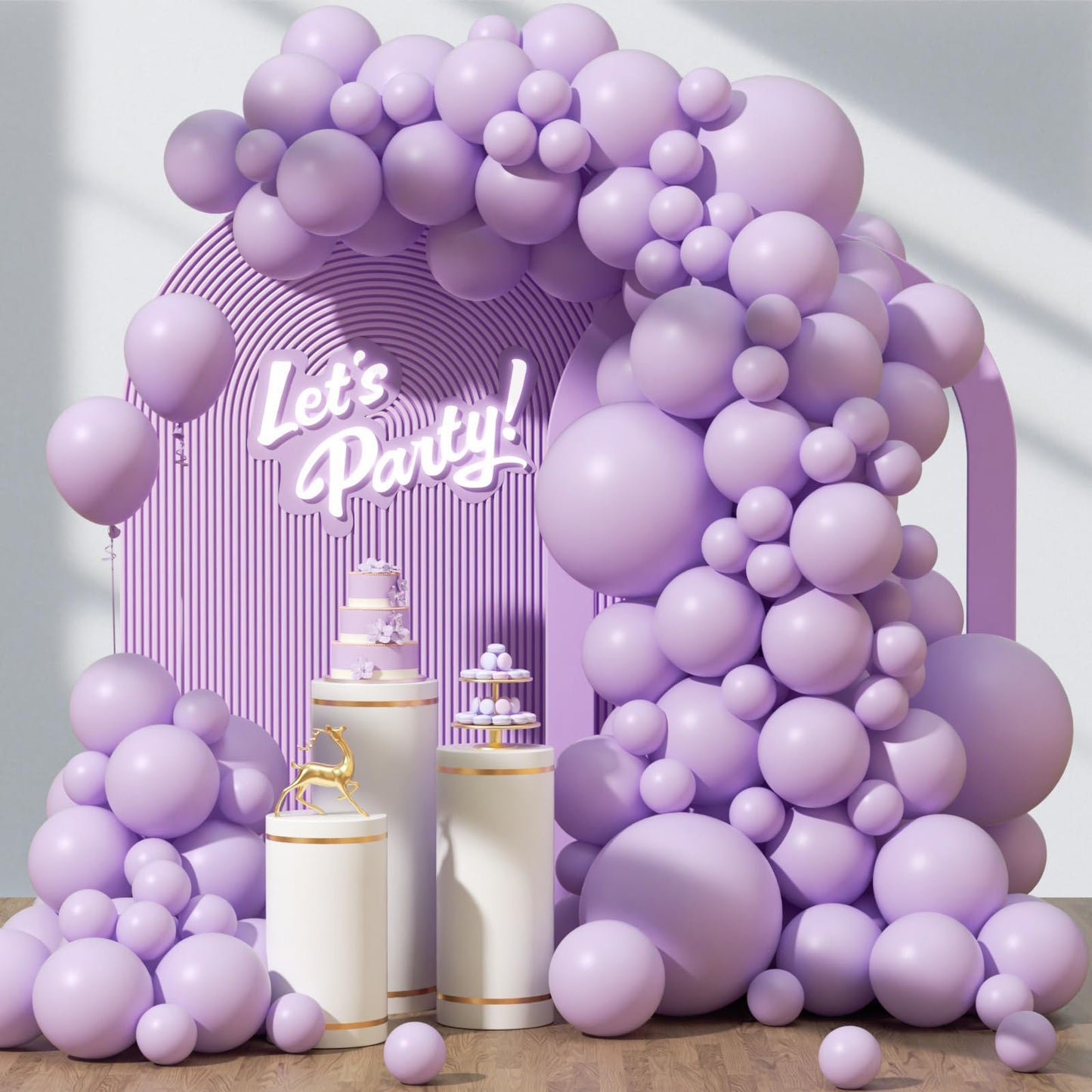 120pcs Hot Pink Balloon Arch Kit, 18 12 10 5 inch Hot Pink Latex Balloons Different Sizes Hot Pink Balloon Garland for Engagement Bridal Bachelorette Tropical Birthday Party Decorations