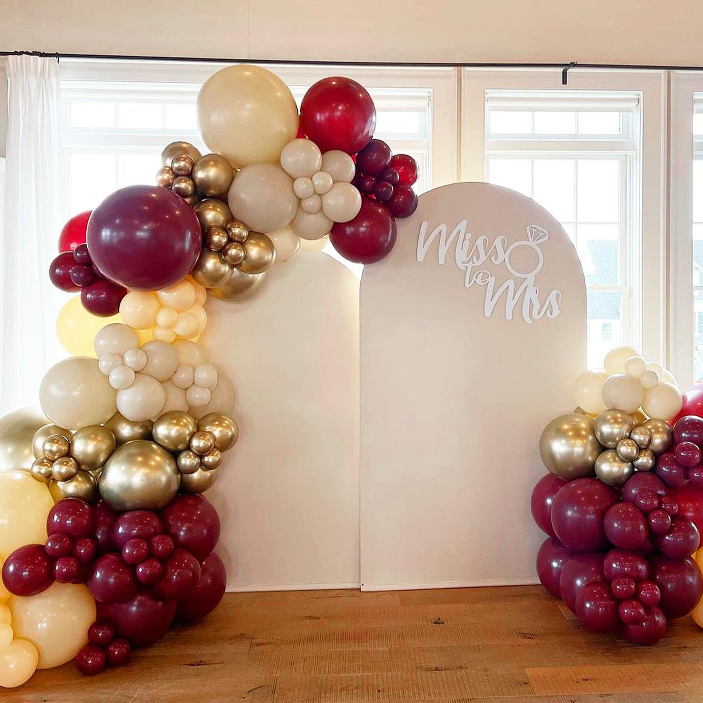 120pcs Hot Pink Balloon Arch Kit, 18 12 10 5 inch Hot Pink Latex Balloons Different Sizes Hot Pink Balloon Garland for Engagement Bridal Bachelorette Tropical Birthday Party Decorations