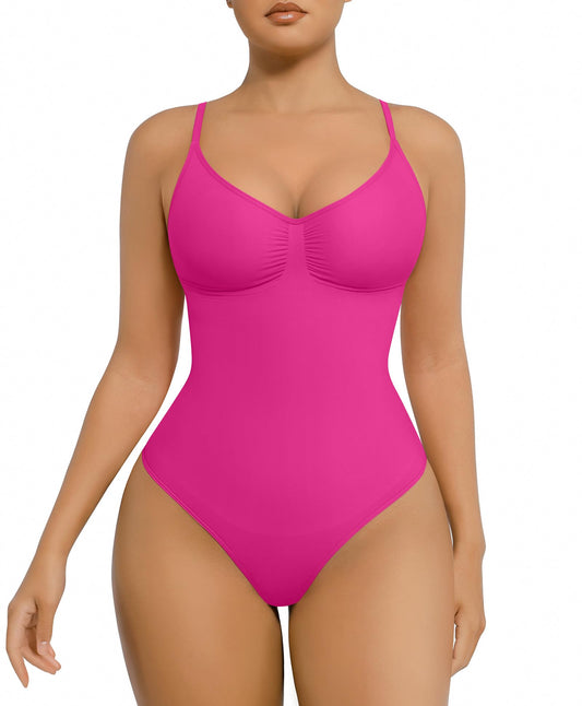 Shapewear Tummy Control Bodysuits for Women Seamless Body Sculpting Shaper Thong Body Shaper XS-S